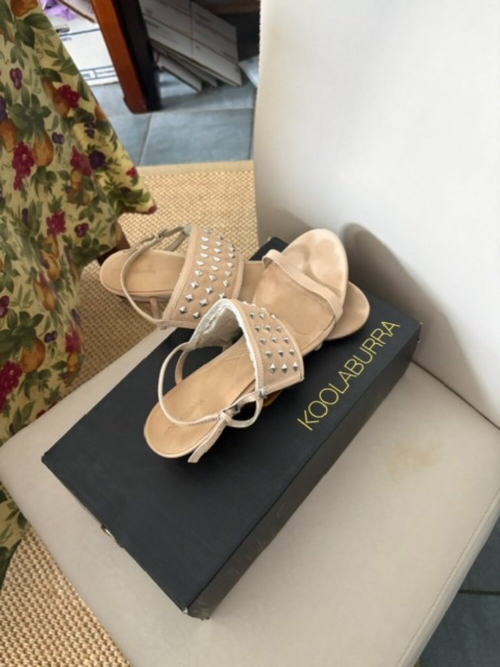 Koolaburra Sandals , Size 10 , Nude